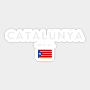Catalonia flag, catalan flag Sticker